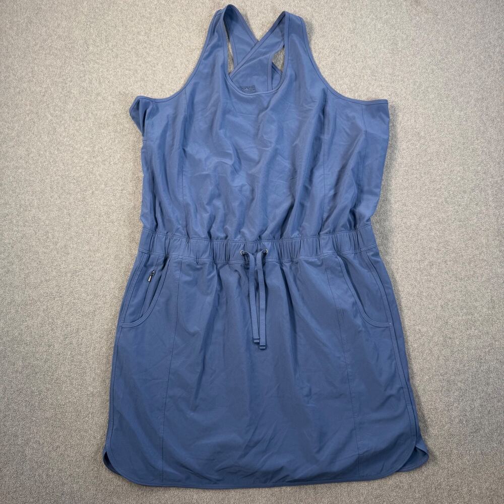 Patagonia Fleetwith Dress Womens XL Blue Pockets Drawstring Waist Active Hiking